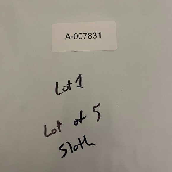 Shoe Charms Sloth - Lot of 5 Sloth Shoes Charms Lot #1 - Picture 3 of 3